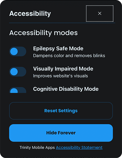 A preview screenshot of an accessibility widget